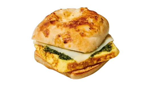 Egg, Pesto & Mozzarella Sandwich