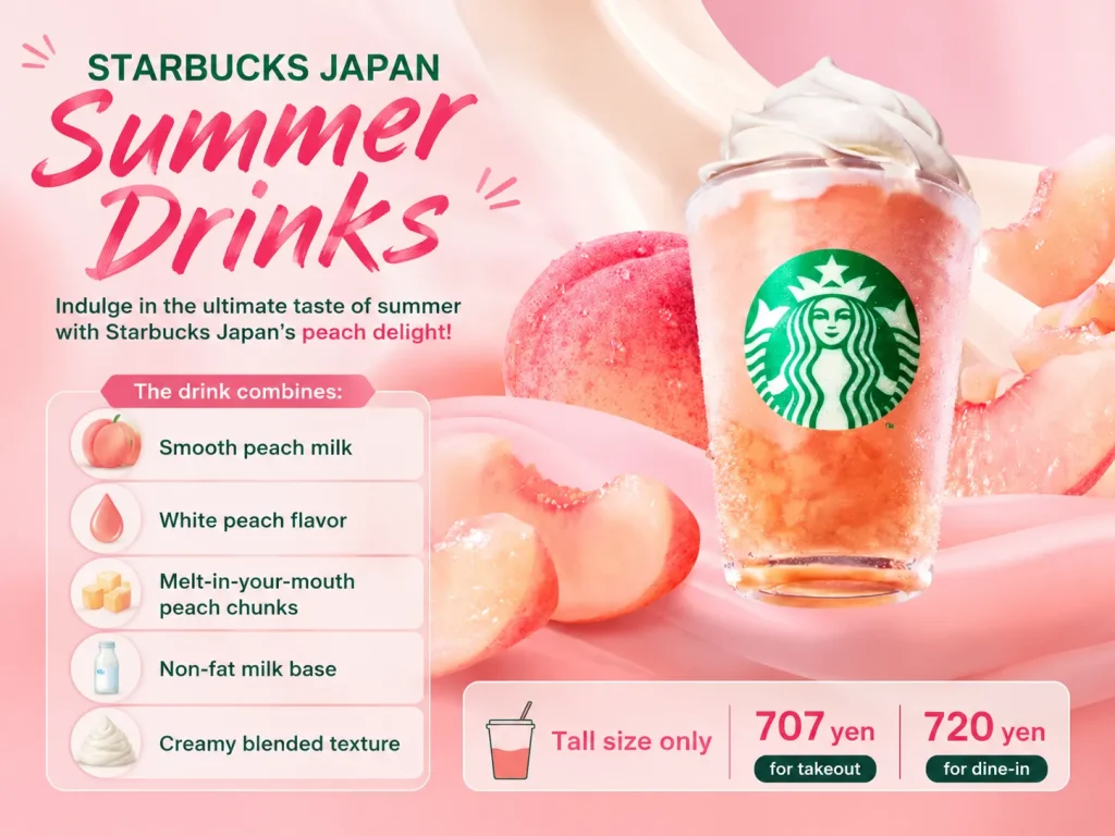 Peach & Peach Milk Frappuccino
