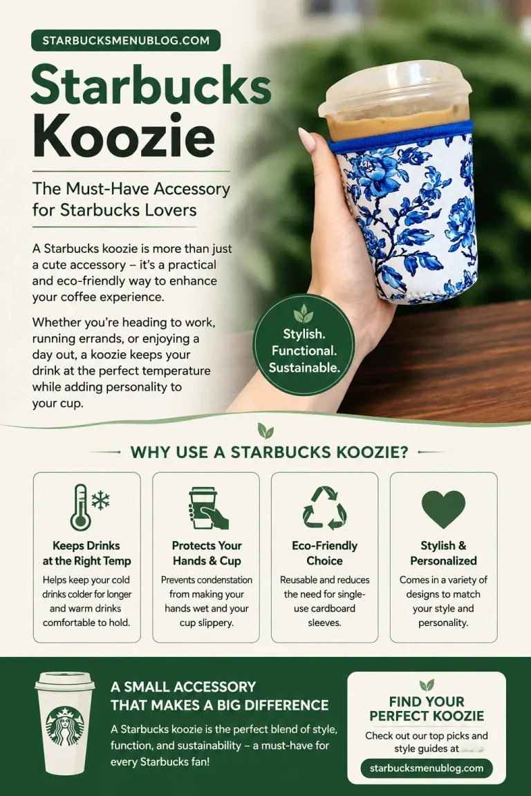 Starbucks Koozie