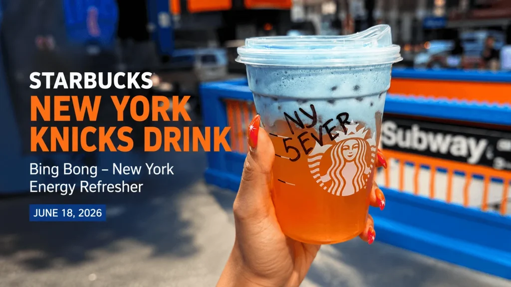 Starbucks New York Knicks Drink