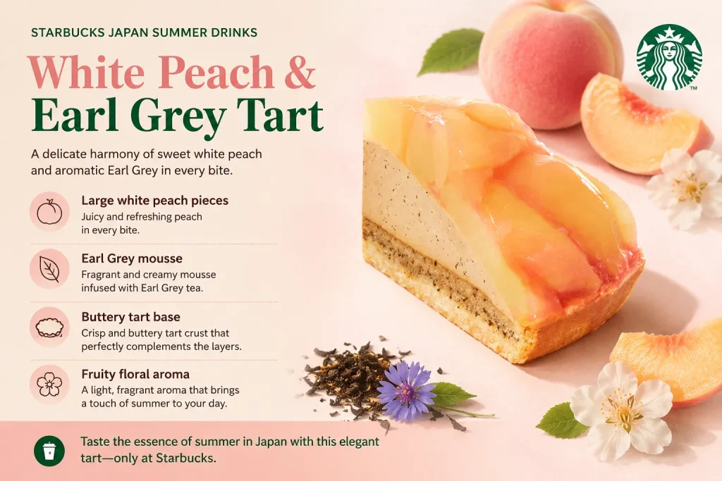 White Peach & Earl Grey Tart