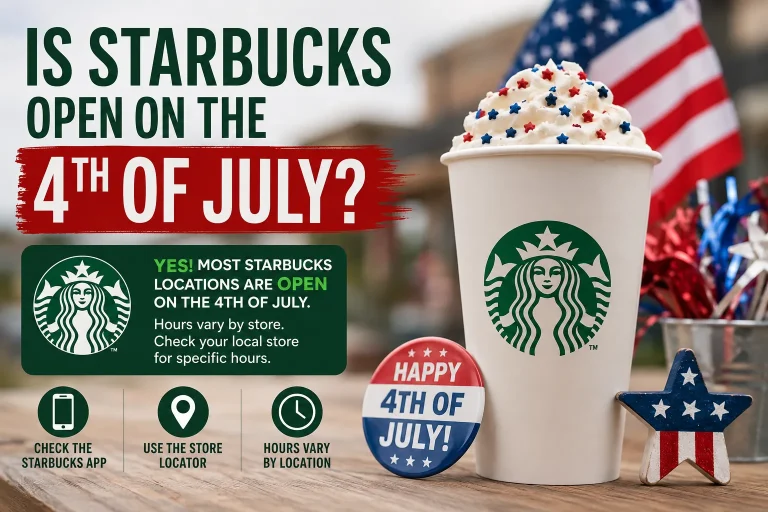 Is Starbucks Open on the 4th of July
